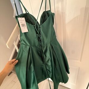 Blondie Nites Forest Green Dress